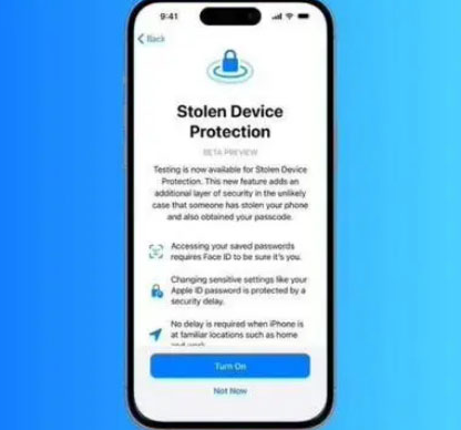 秀峰苹果授权维修店分享被盗设备保护功能开启方法 