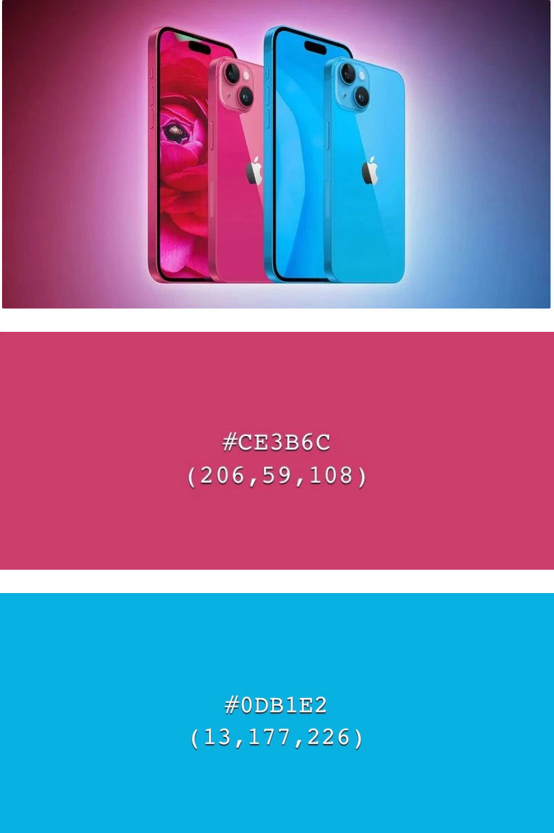 秀峰苹果维修网点分享iPhone 15 系列手机有哪些配色 