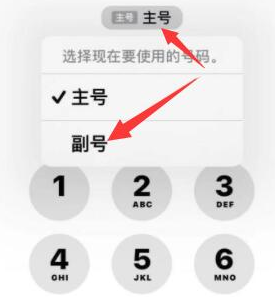 秀峰苹果14维修店分享iPhone 14 Pro Max使用副卡打电话的方法 