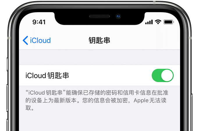 秀峰苹果手机维修分享在 iPhone 上开启 iCloud 钥匙串之后会储存哪些信息 